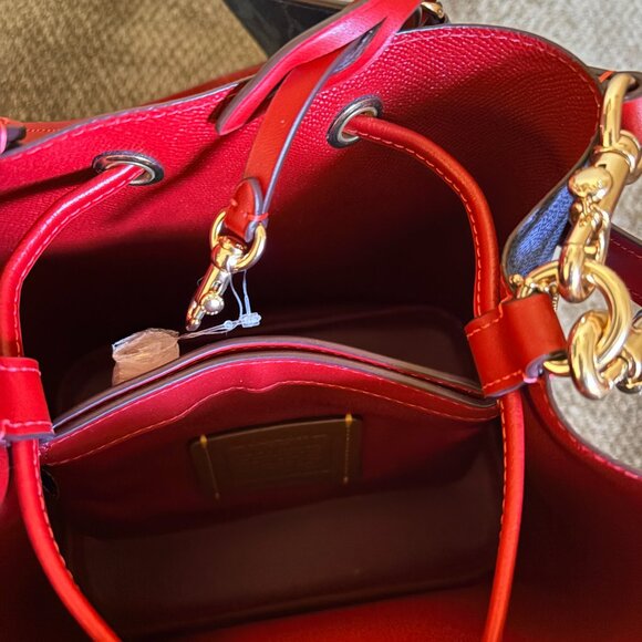 Rowan Bucket Bag In Signature Canvas - Picture 8 of 10